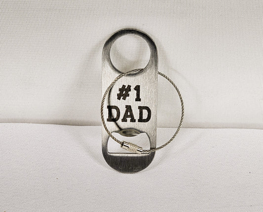 Father's Day Bottle Opener Keychain