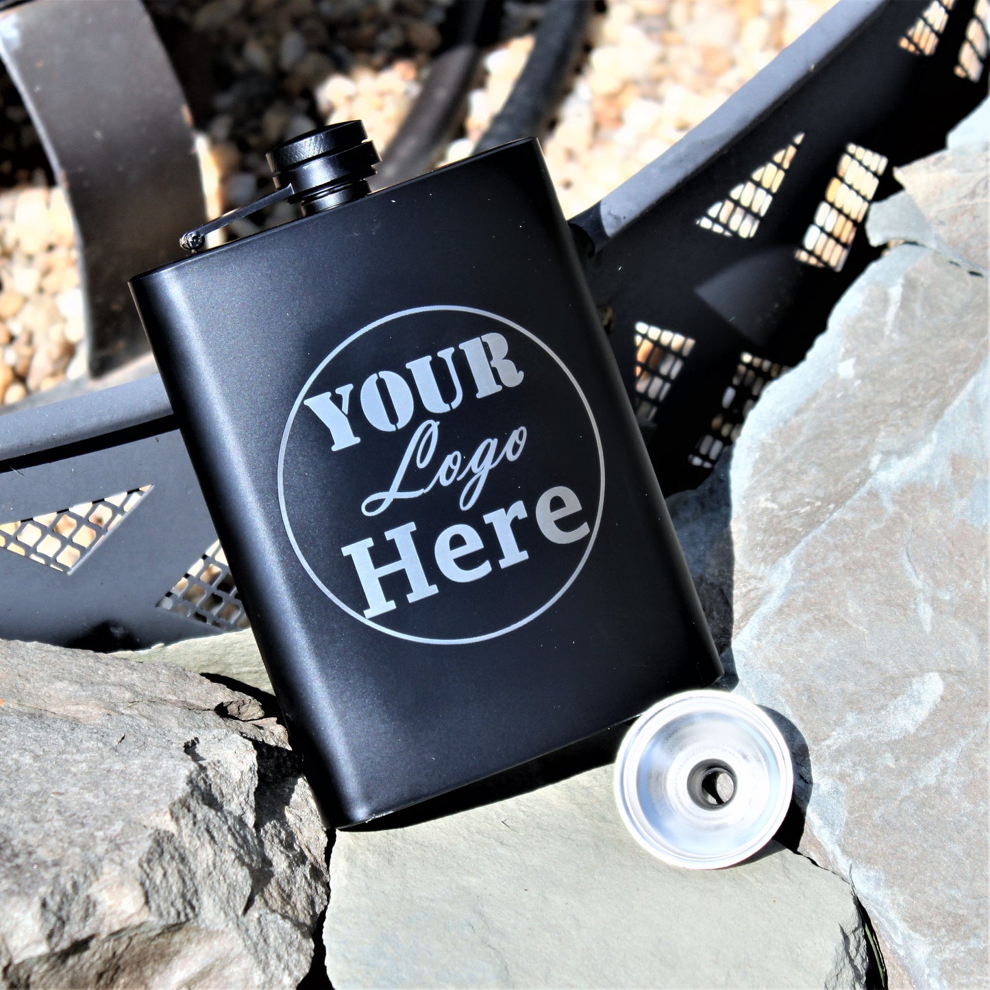 Custom Laser Engraved Flask