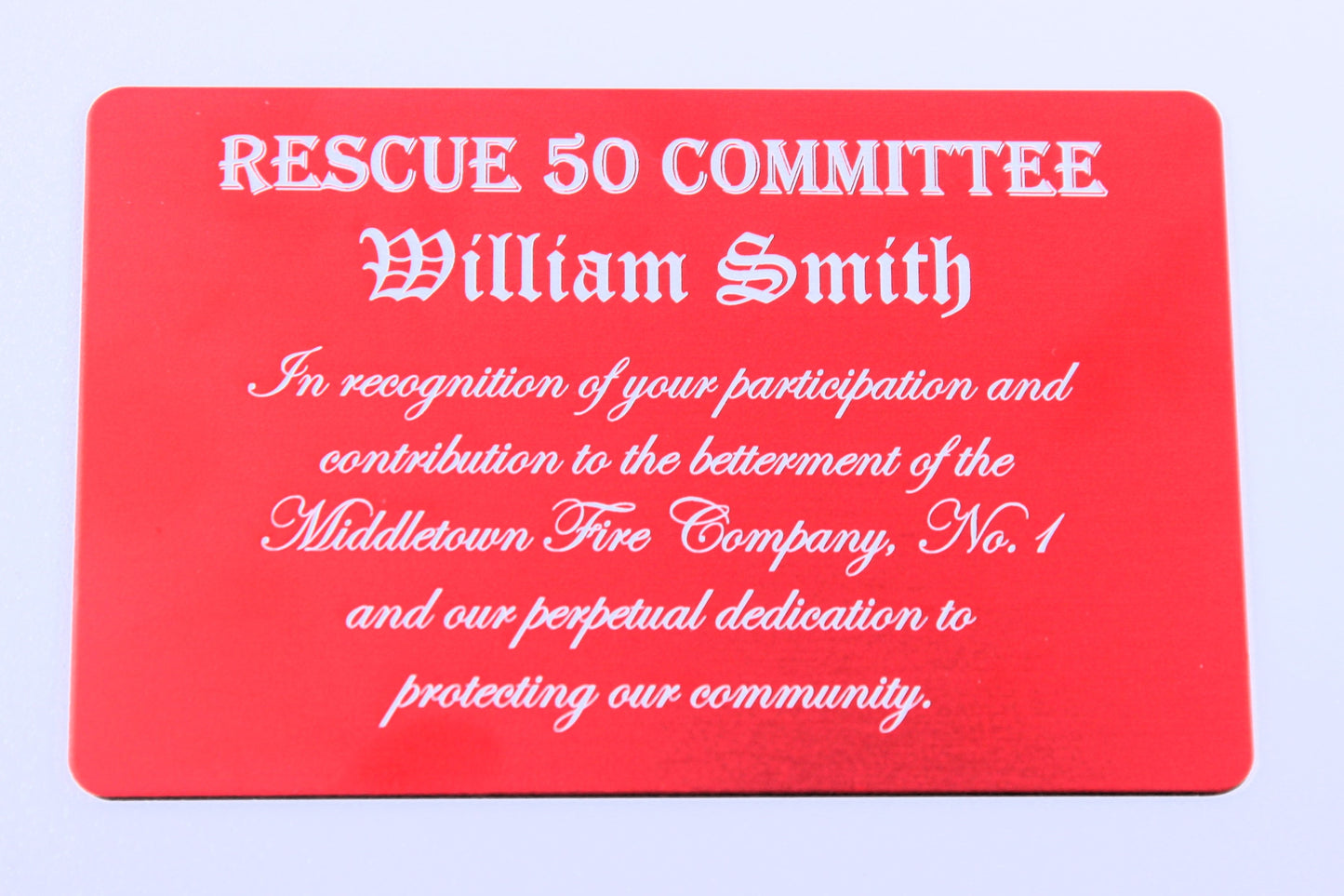 Apparatus Committee Cards